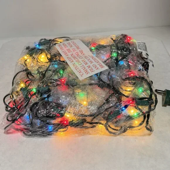 Vintage 150 Mesh Light Add-A-Set Multicolor 6x4 Ft Indoor Outdoor Brilliance NEW - Picture 6 of 9